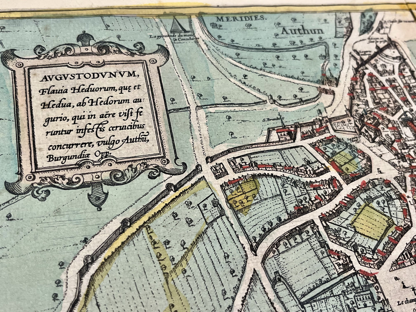 Achat plan ancien Autun Nevers