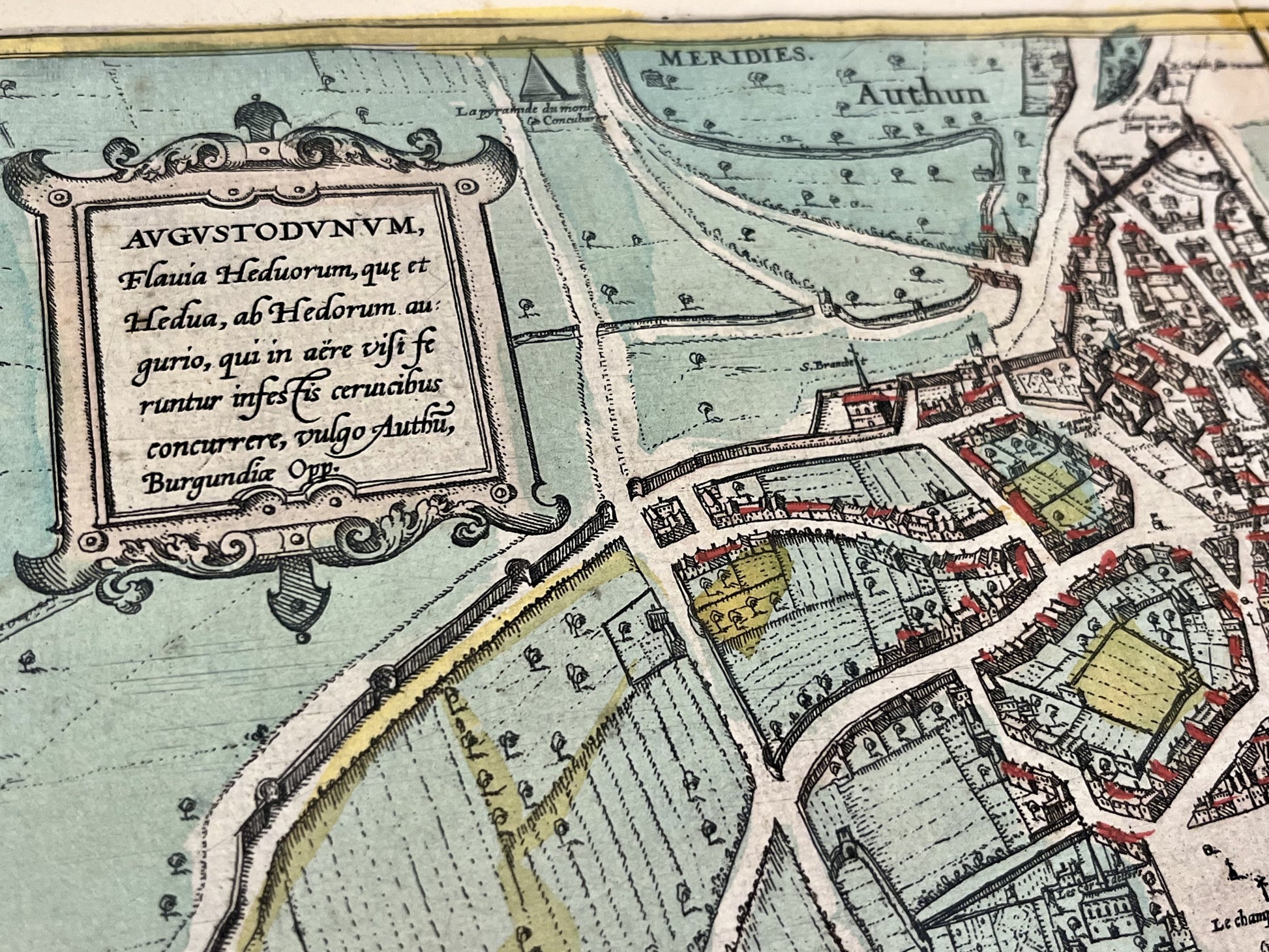 Achat plan ancien Autun Nevers
