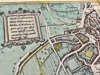 Achat plan ancien Autun Nevers