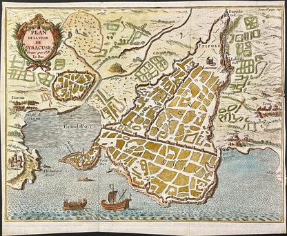 Achat plan ancien Syracuse