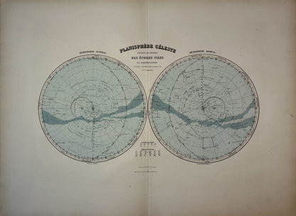 Achat planisphere celeste ancien