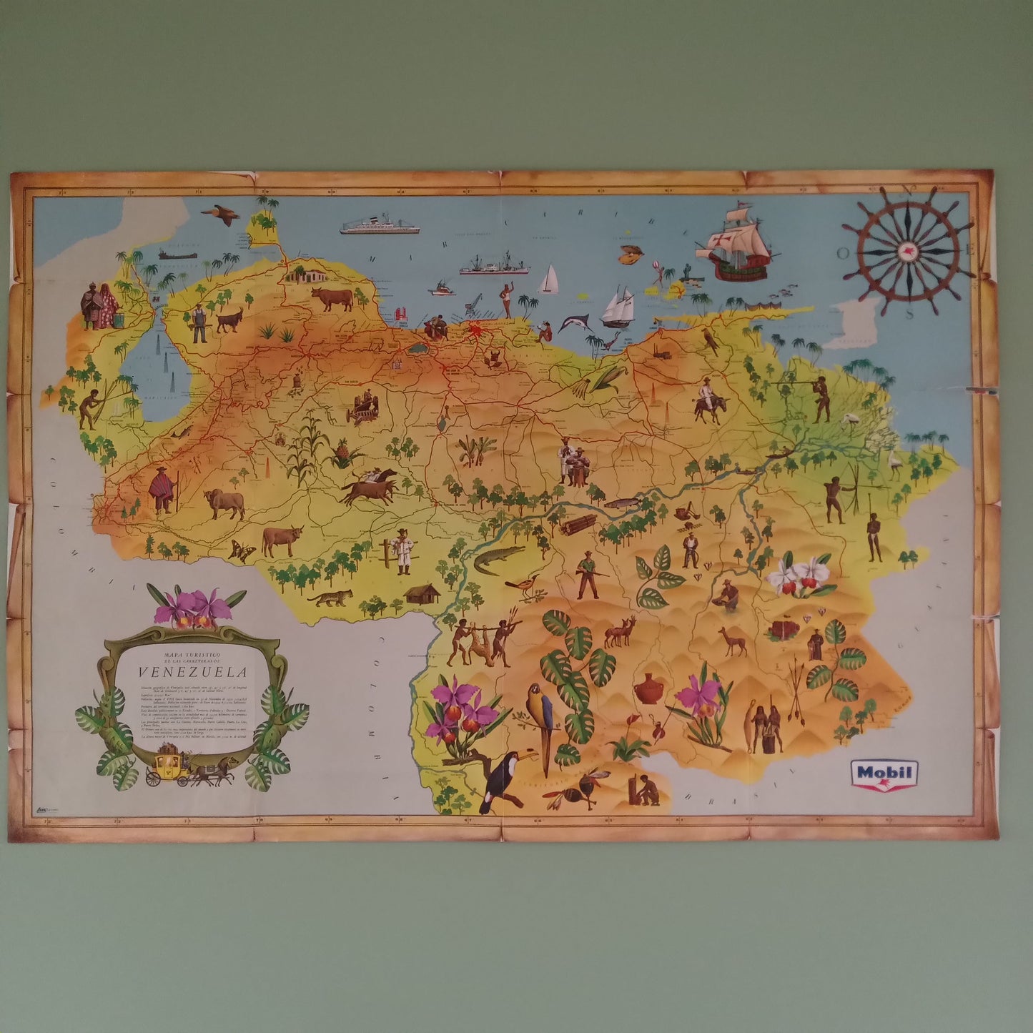 Affiche picturale du Venezuela 