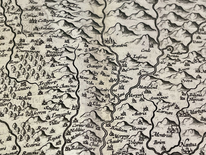 Ain carte geographique ancienne