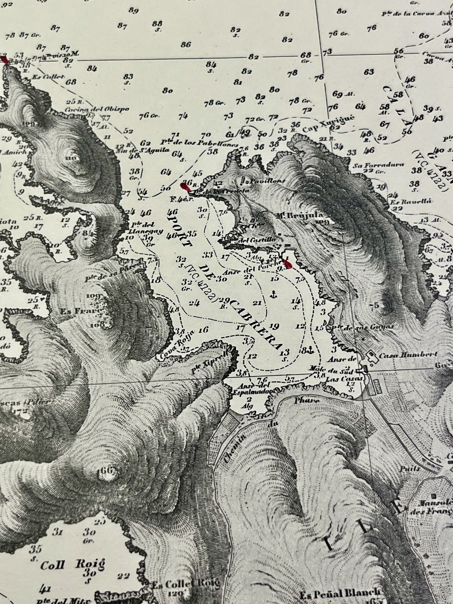 Antique map Cabrera Island