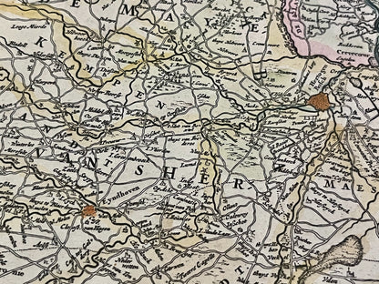 Antique map Eindhoven