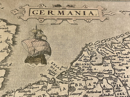 Antique map Germania by Ortelius