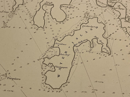 Antique map Saint-Thomas Virgin Islands
