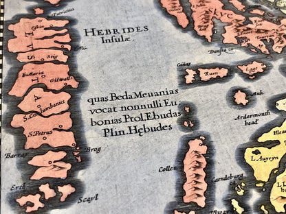 Antique map Scotland