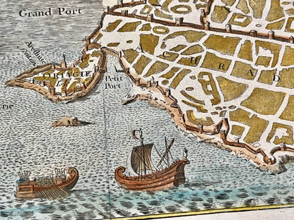 Antique map Syracuse