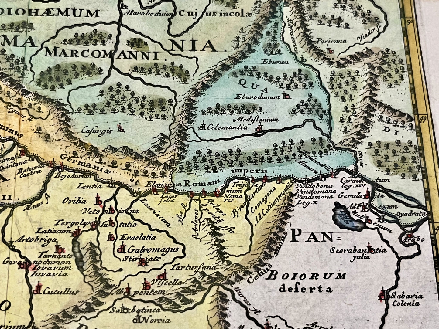 Antique map of Austria