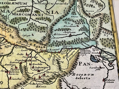 Antique map of Austria
