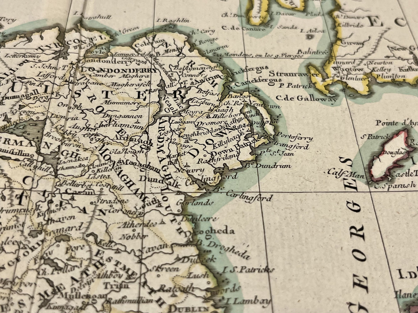 Antique map of Eire