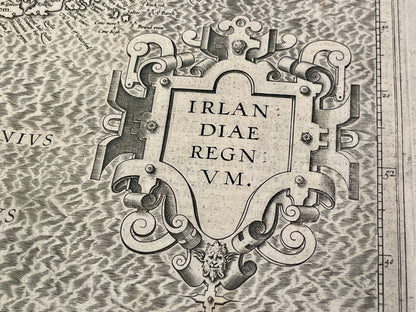 Antique map of Ireland by Mercator