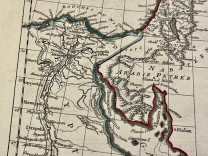 Antique map of Middle-East