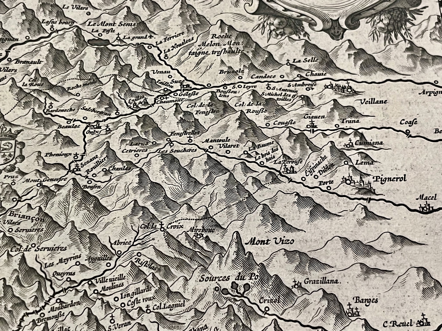 Antique map of Savoy