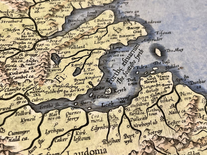 Antique map of Scotland Gerard Mercator