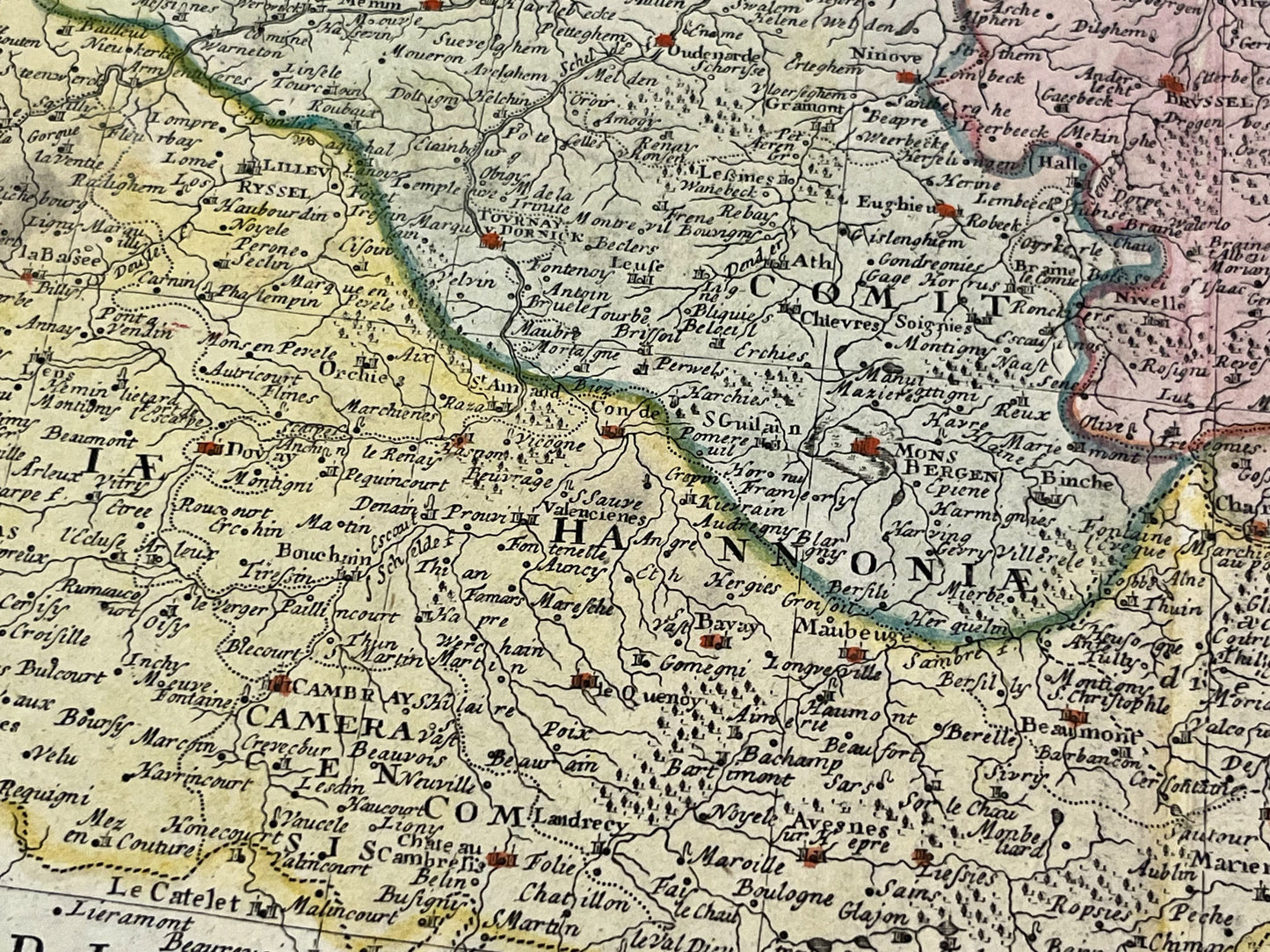 Belgique Catholique carte ancienne