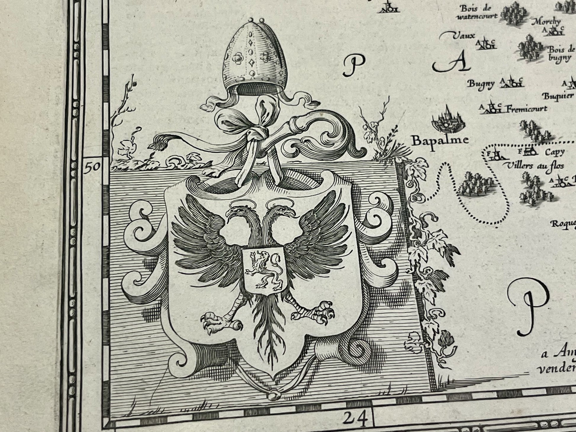 Blason ancien Archeveche de Cambrai