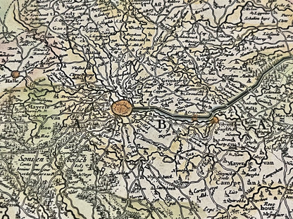 Bruxelles carte duche de Brabant