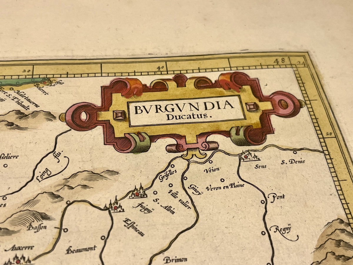 Burgundia Ducatus par Gerard Mercator