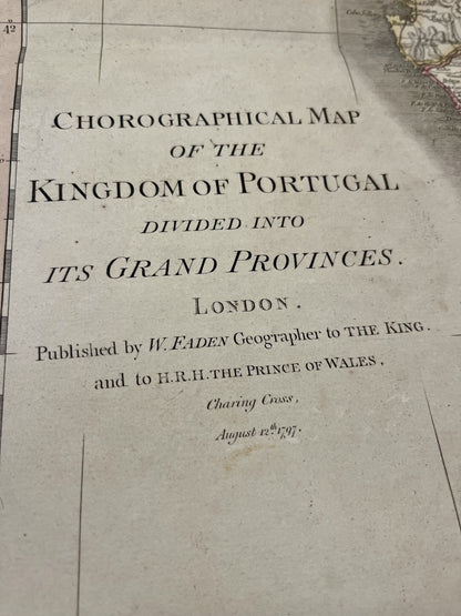 Buy antique map Portugal