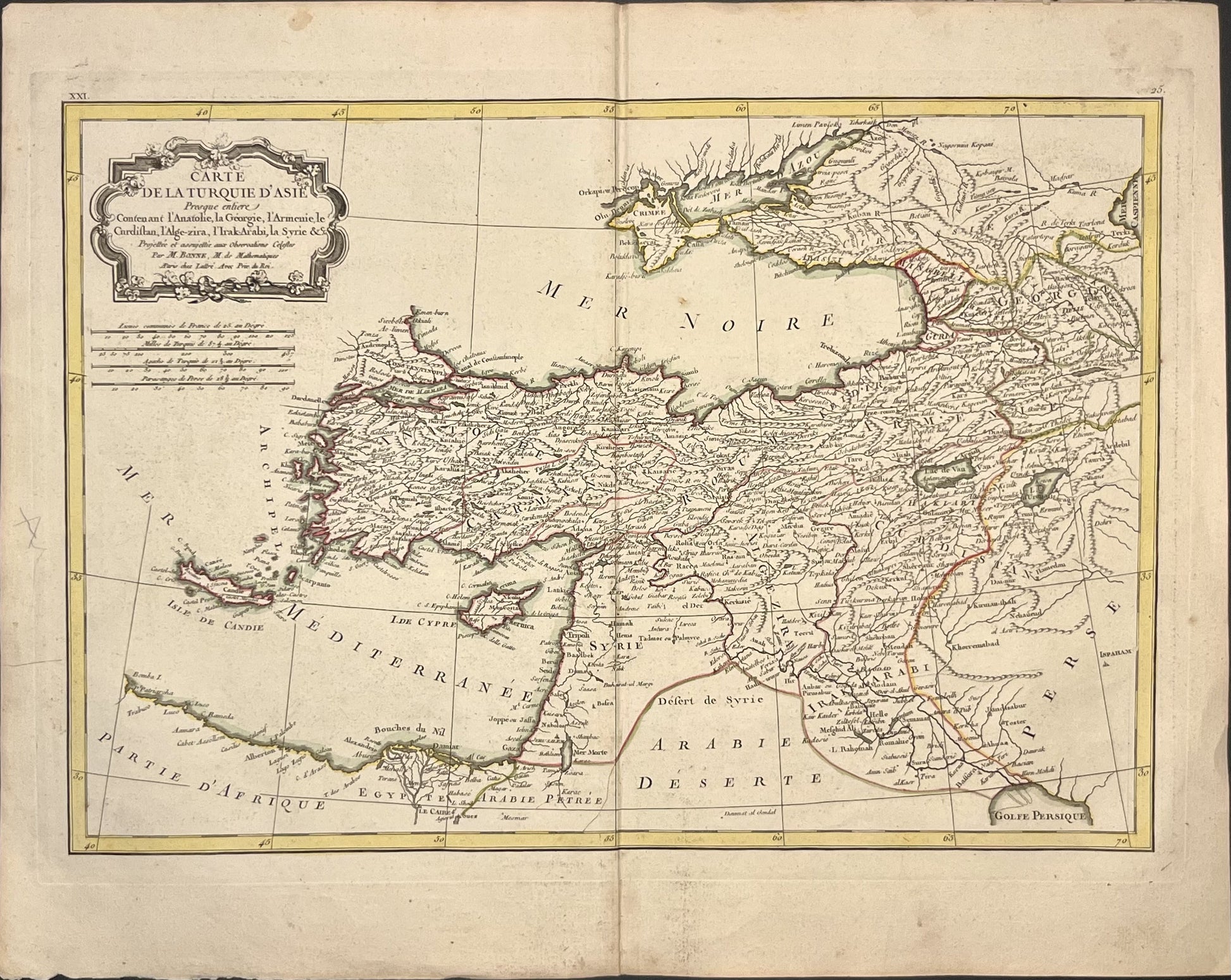 Buy antique map of Turkey