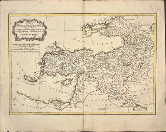 Buy antique map of Turkey