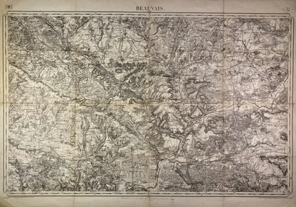 Carte d'Etat-Major de Beauvais