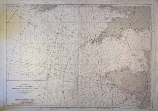 Carte Marine ancienne de la Manche