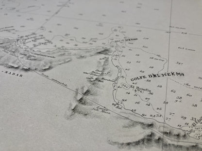 Détail de la carte Marine ancienne de Ras Alam Et Rum à Alexandrie