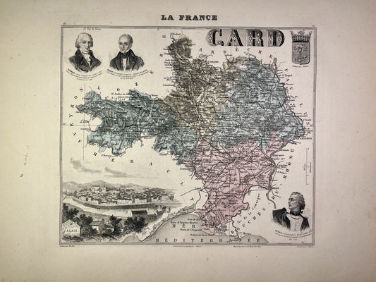 Carte ancienne du lac des 4 cantons Luzernersee19ème siècle (D'occasion Carte ancienne du lac des 4 cantons Luzernersee19ème siècle (D'occasion