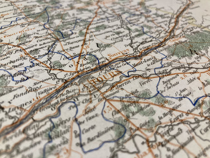 Carte départementale ancienne de l'Indre-et-Loire par Duvotenay 4