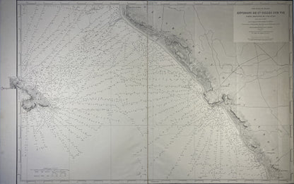 Carte marine ancienne de Saint-Gilles-Croix-de-Vie