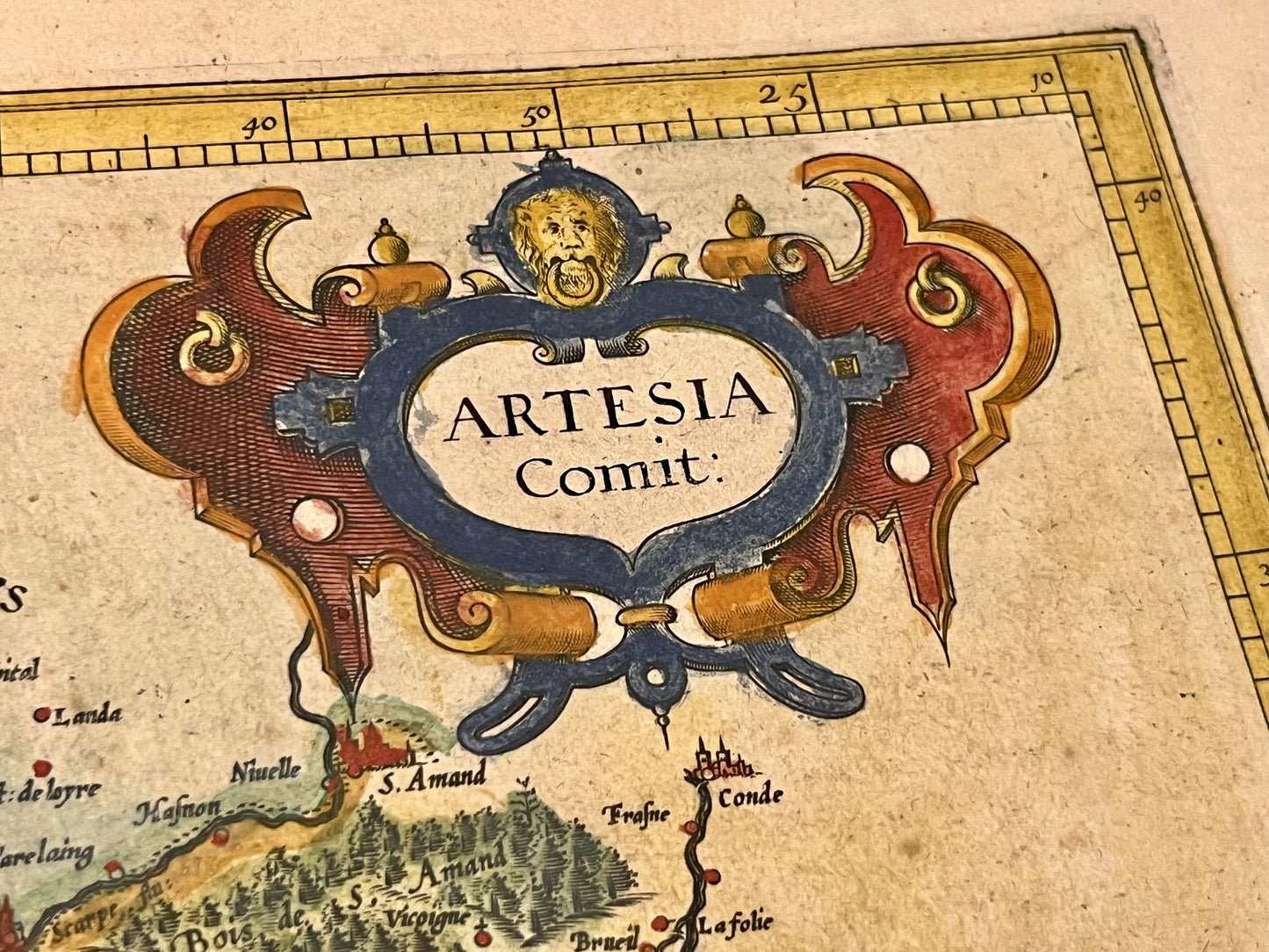 Carte Artois tres ancienne