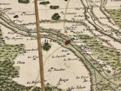 Carte Cassin authentique Aubigny Centre