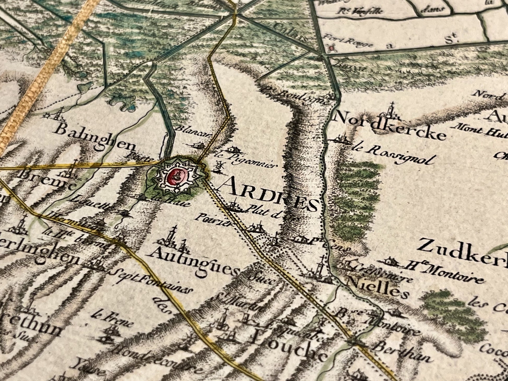 Carte Cassini Ardres