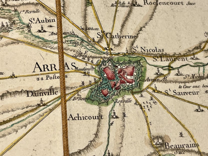 Carte Cassini Arras