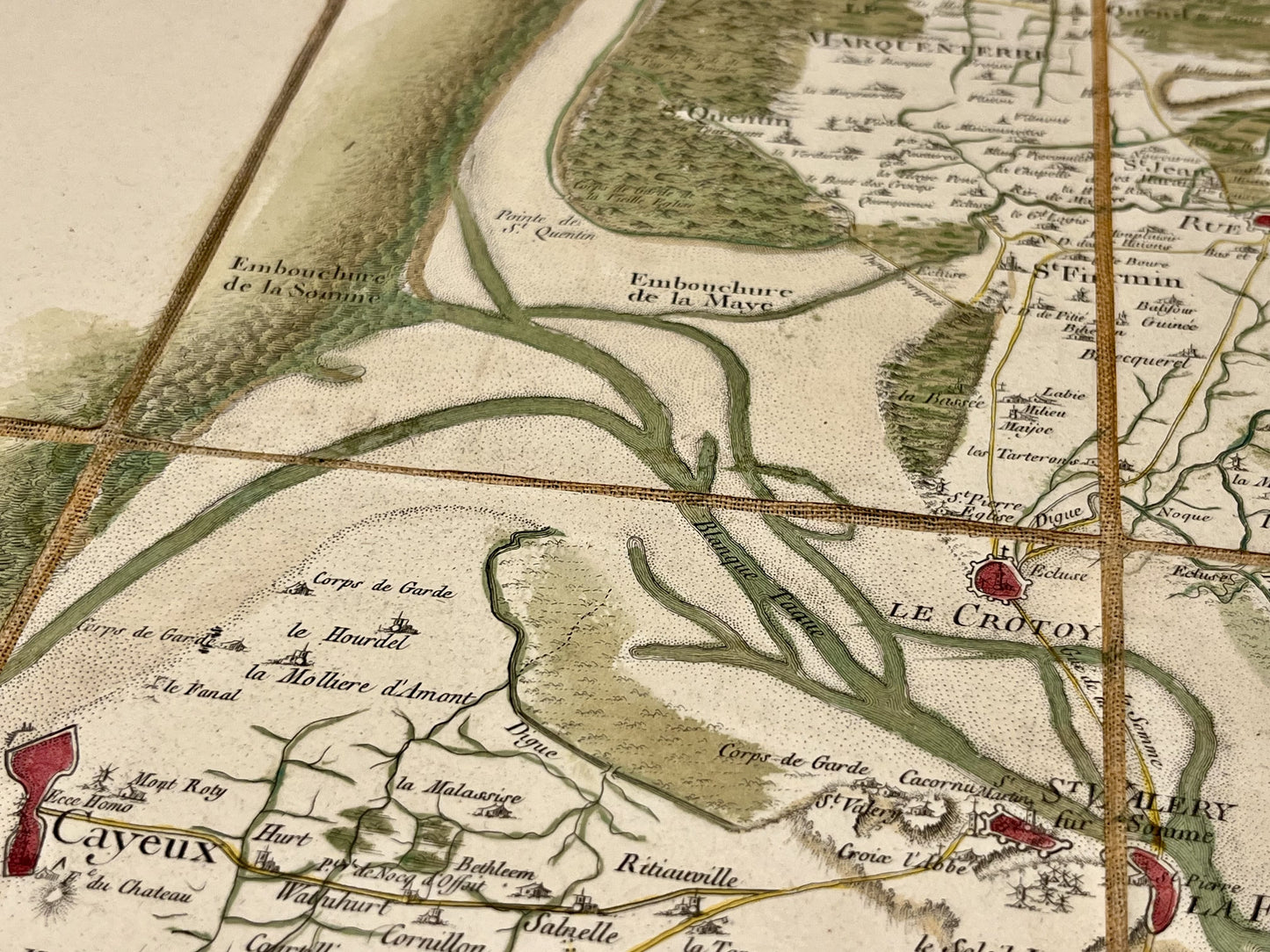 Carte Cassini Baie de Somme