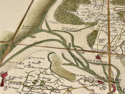Carte Cassini Baie de Somme