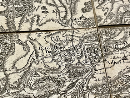 Carte Cassini Baume-les-Dames