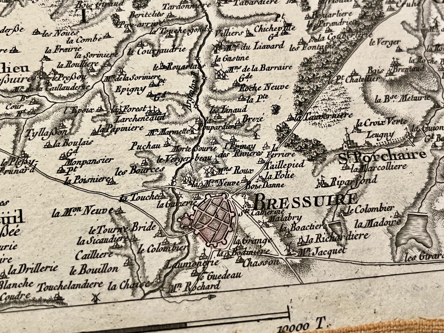 Carte Cassini Bressuire Deux-Sevres