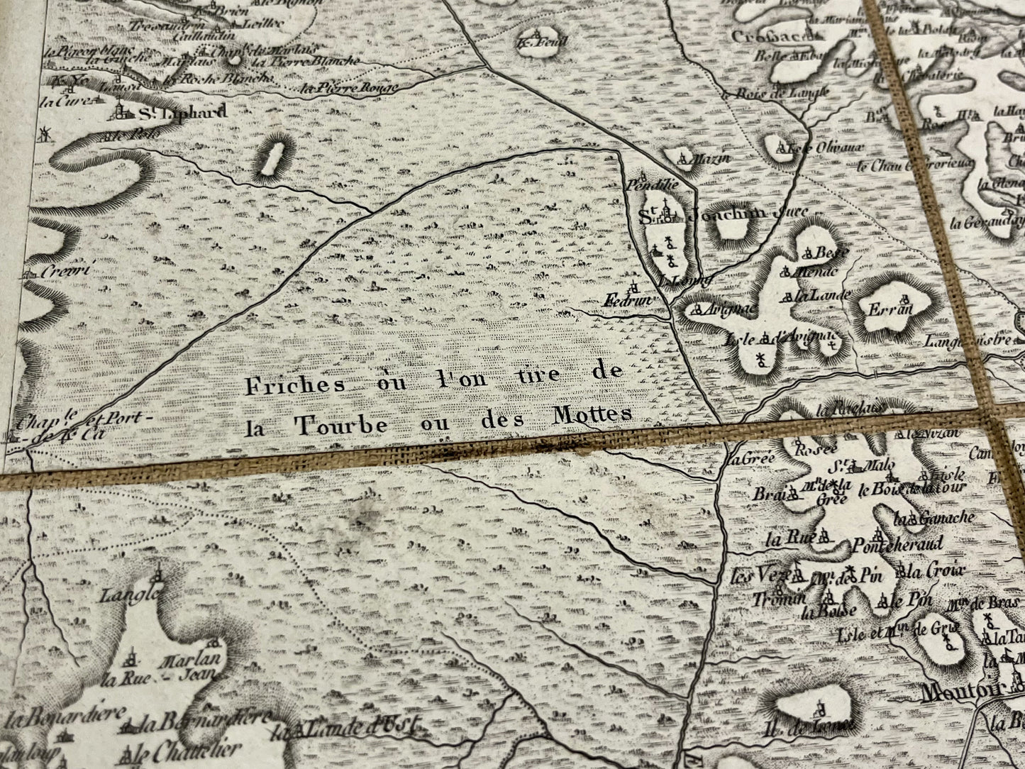 Carte Cassini Briere Loire-Atlantique