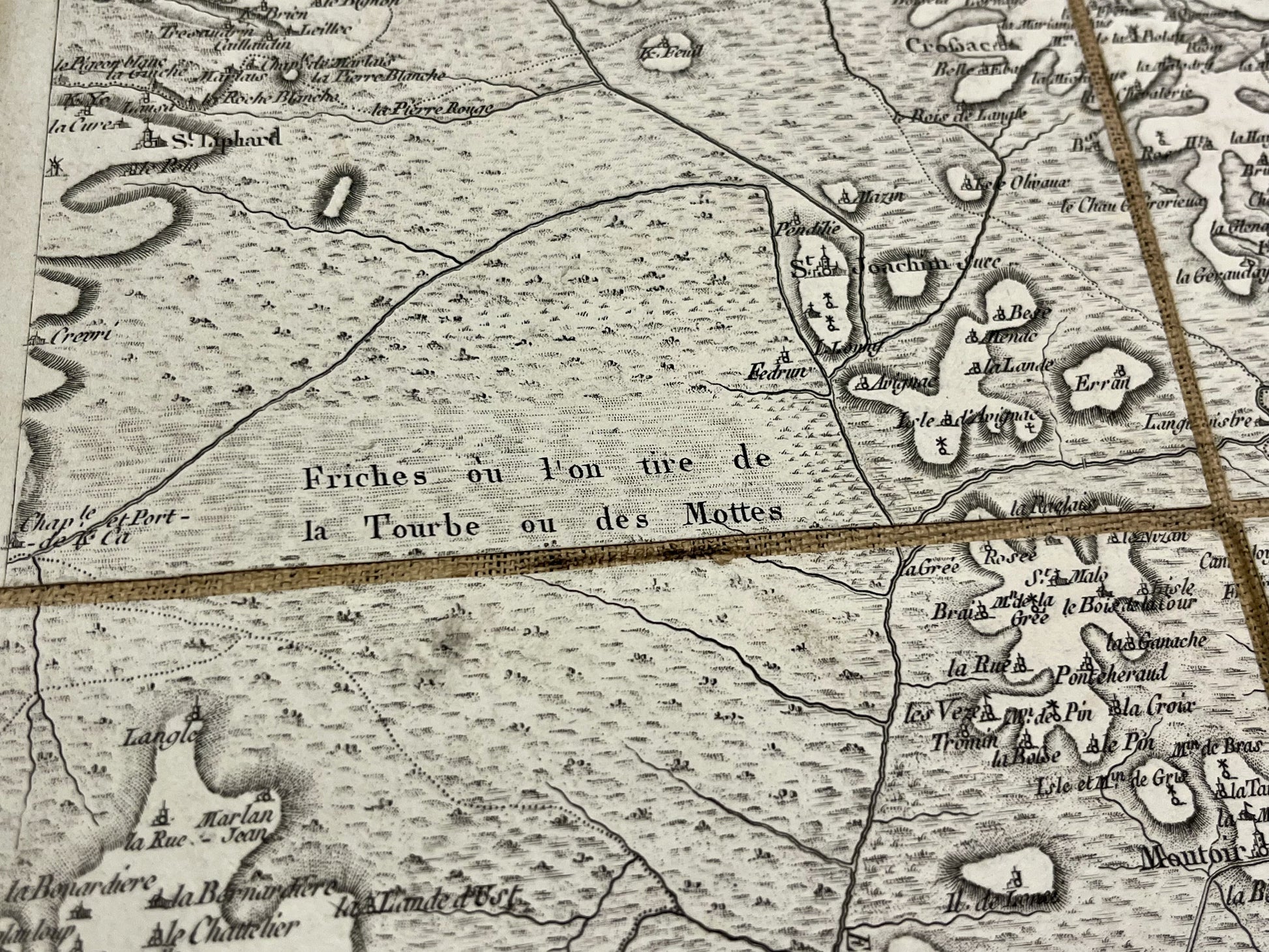 Carte Cassini Briere Loire-Atlantique