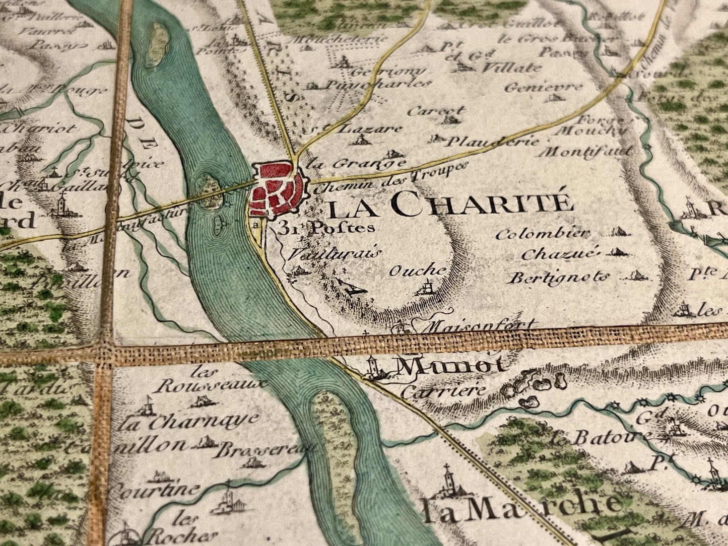 Carte Cassini Charite-sur-Loire