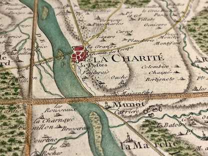 Carte Cassini Charite-sur-Loire