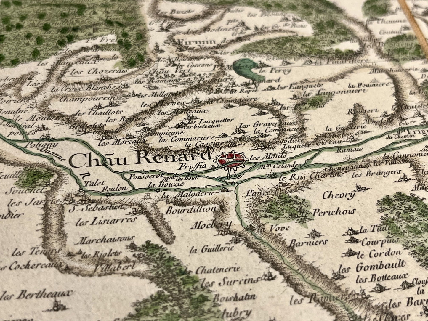 Carte Cassini Chateau-Renard Loiret