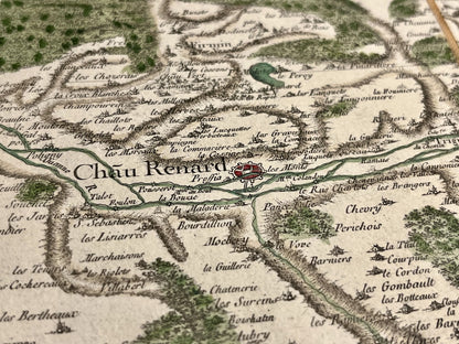 Carte Cassini Chateau-Renard Loiret