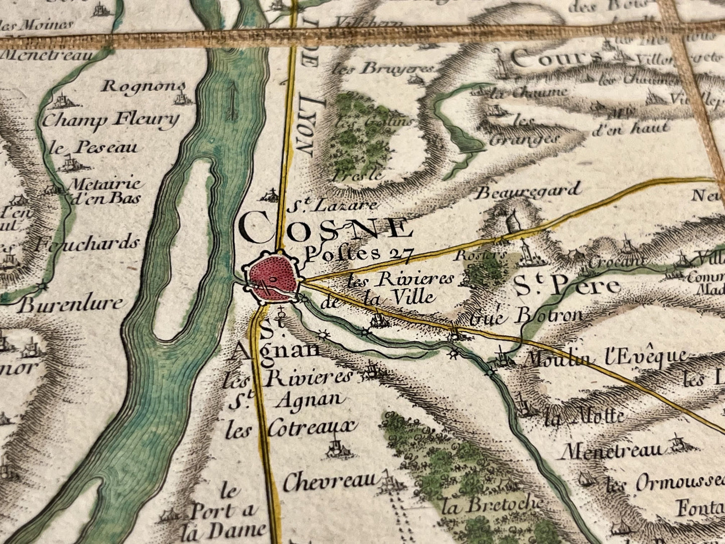 Carte Cassini Cosne-sur-Loire