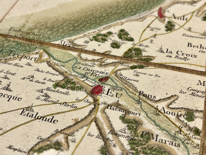 Carte Cassini Eu ancienne