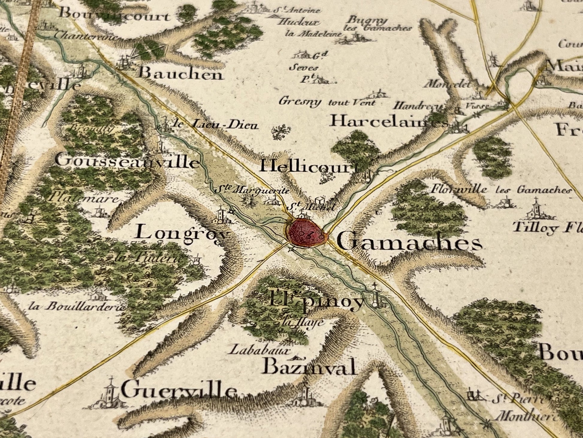 Carte Cassini Gamaches Somme